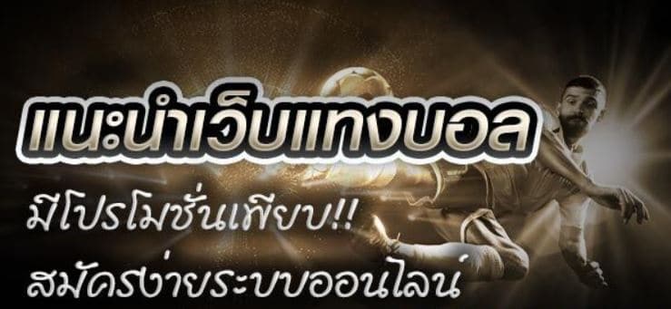 แนะนำเว็บแทงบอล